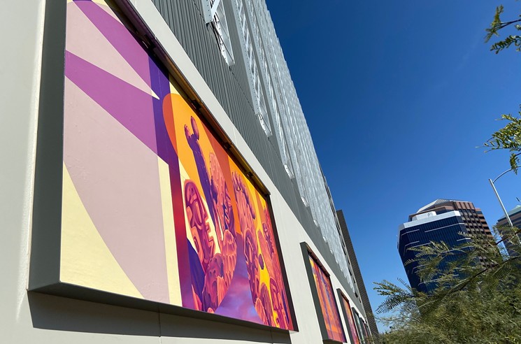 Three artists created work for the Catalina Parking Garage at Park Central Mall. - CITY OF PHOENIX