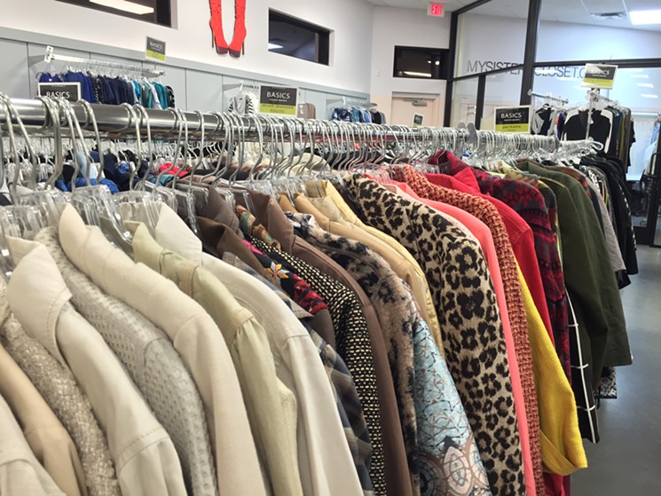 There are also upscale consignment shops, like My Sister’s Closet. - LAUREN CUSIMANO