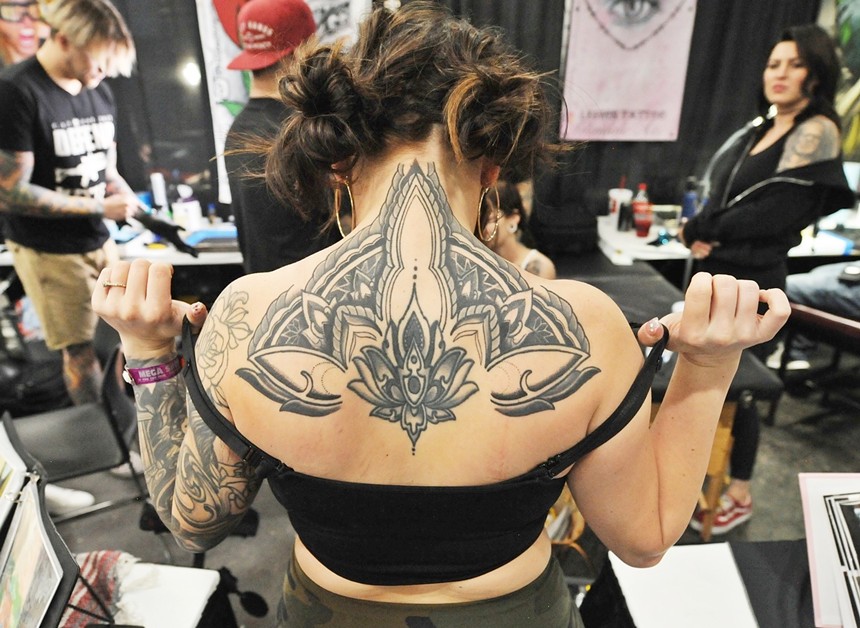 The tattoo artists at the latest Body Art Expo will get under your skin. - BENJAMIN LEATHERMAN