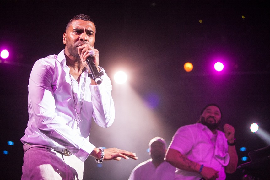 Ginuwine performs at Celebrity Theatre in 2014. - JIM LOUVAU