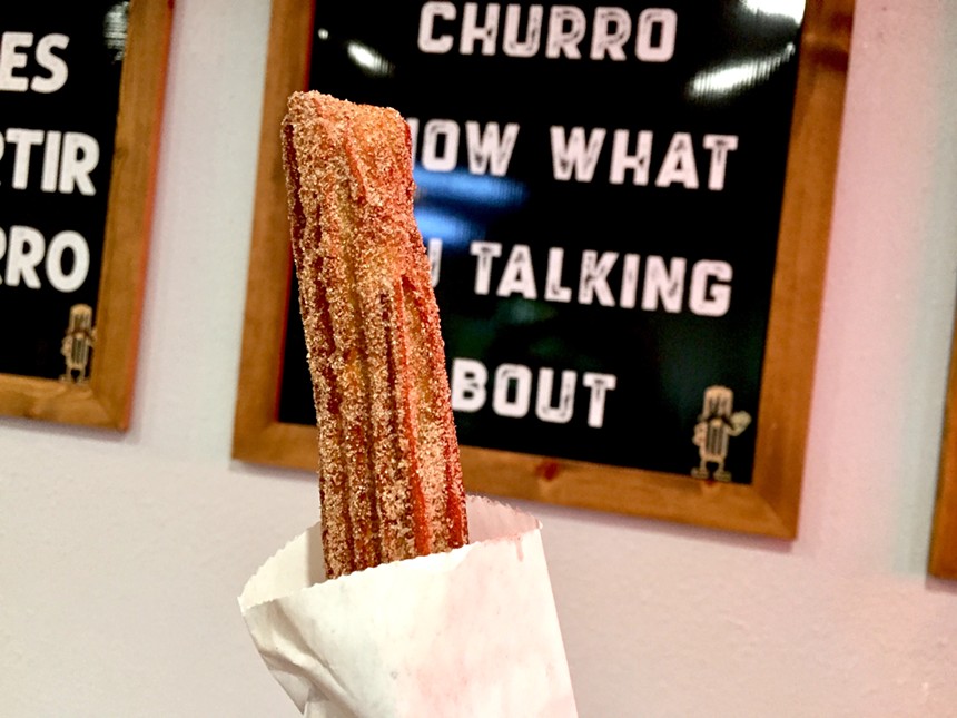 "Churro know what you talking about" - at Papi Churro. - ALLISON YOUNG