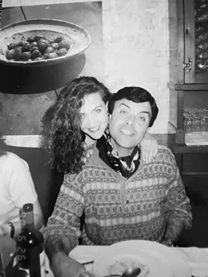 Owner Melissa Maggiore Meyer with her father the late Tomaso Maggiore, founder of Tomaso's Italian Restaurant. - THE ITALIAN DAUGHTER