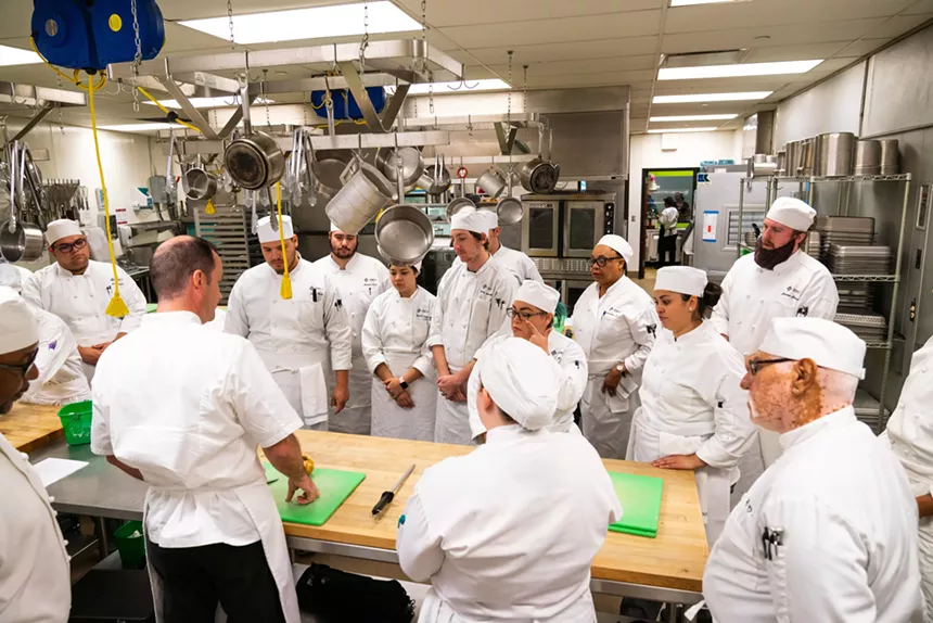 Culinary arts students at Estrella Mountain Community College. - ESTRELLA MOUNTAIN COMMUNITY COLLEGE