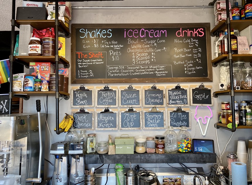 There's lots of eye candy at LIX Uptown Ice Cream. - ALLISON YOUNG