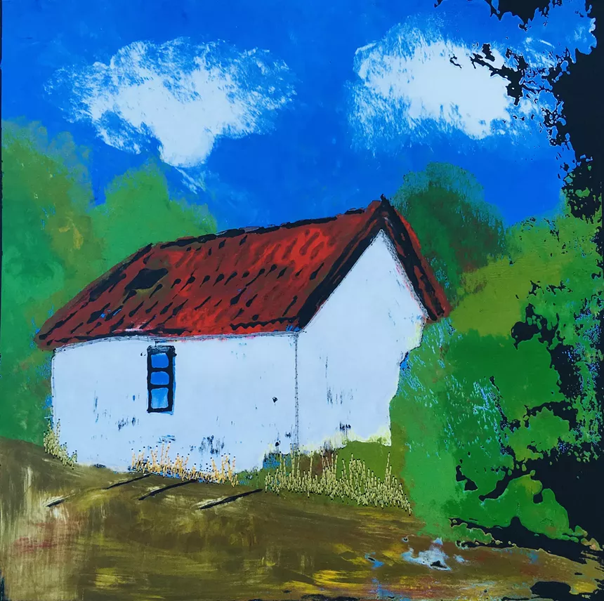 Red roof by Marissa Vidrio. - MARISSA VIDRIO