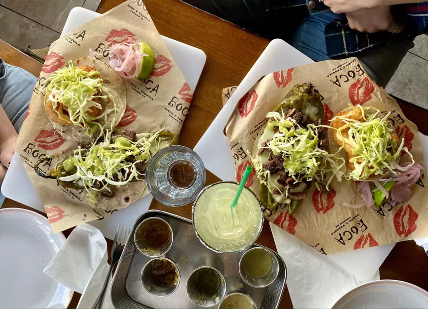 Salsa rules are made to be broken at BOCA Tacos y Tequila. - ALLISON YOUNG