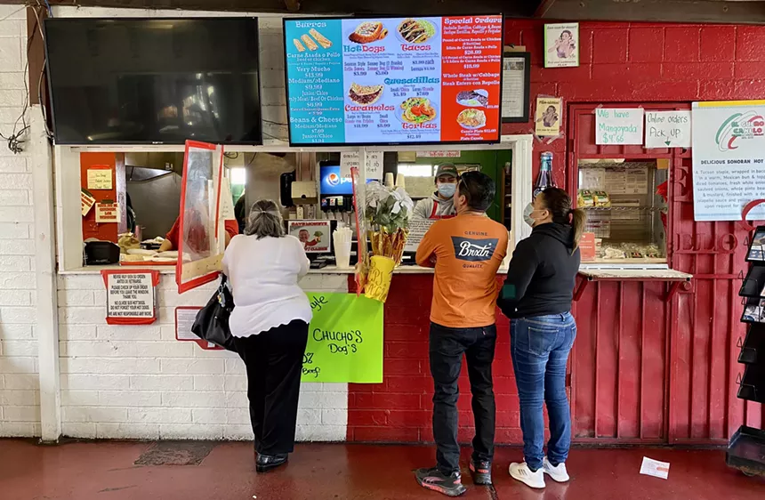 El Guero Canelo is a hot dog joint with a James Beard America's Classics Award. - ALLISON YOUNG
