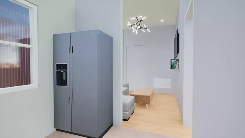 Low-income renters could snap up the apartments for $1,000 a month each, but when government assistance is applied to the rent, individuals would pay $300 out of pocket. - CROSTHWAITE CUSTOM CONSTRUCTION
