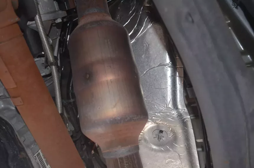 A catalytic converter is the exhaust emission control device that’s required for vehicles to be road-ready in Arizona and all other states nationwide. - STATE FARM
