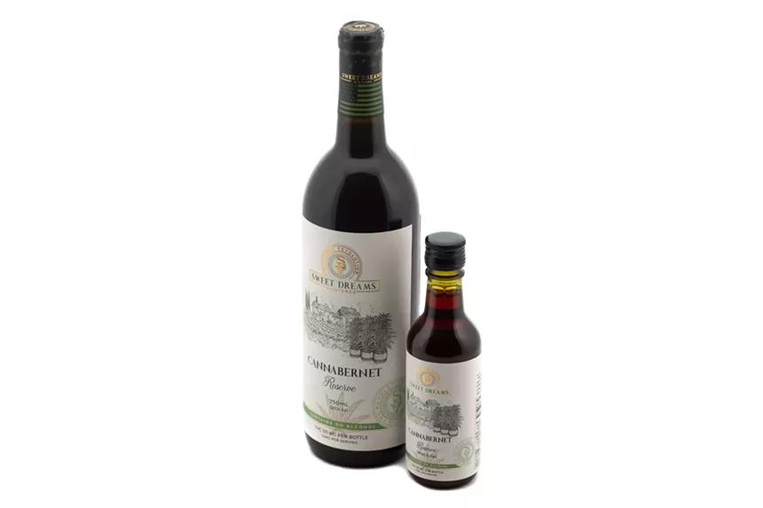 The Cannabernet comes in 750-mL and 187 mL bottles. - JACQUELINE HANNA PHOTOGRAPHY