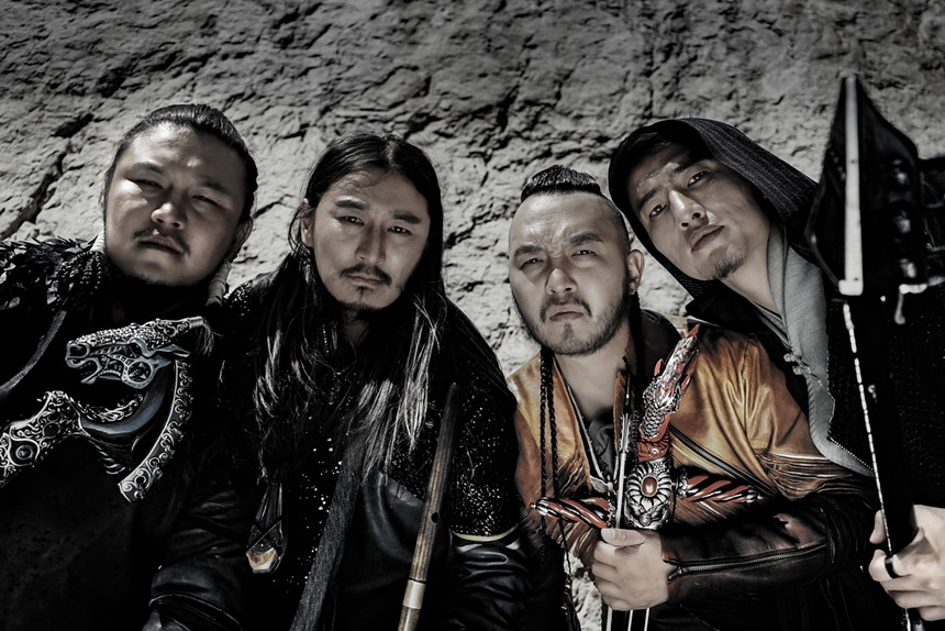 Mongolian folk rock and heavy metal band The Hu. - E. ALTANKHUYAG