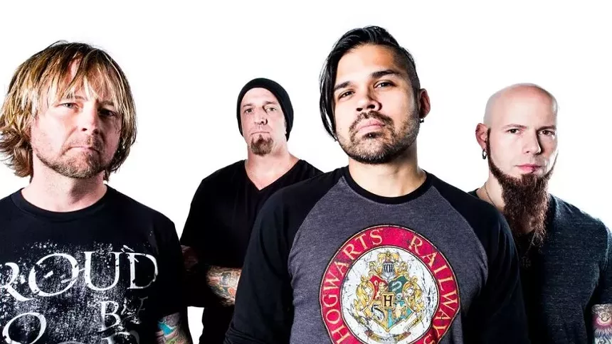 The members of Drowning Pool's current lineup. - TKO