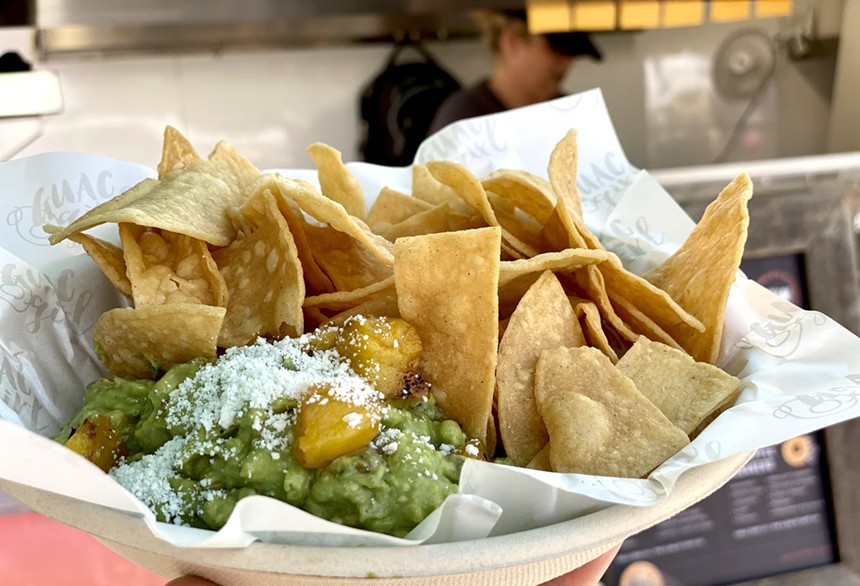 The only thing on the menu at Guac Girl food truck? Guac (duh!). - ALLISON YOUNG