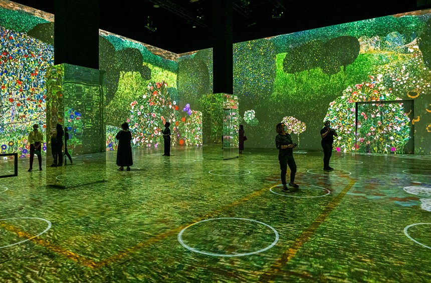 A scene from Immersive Klimt. - LIGHTHOUSE ARTSPACE