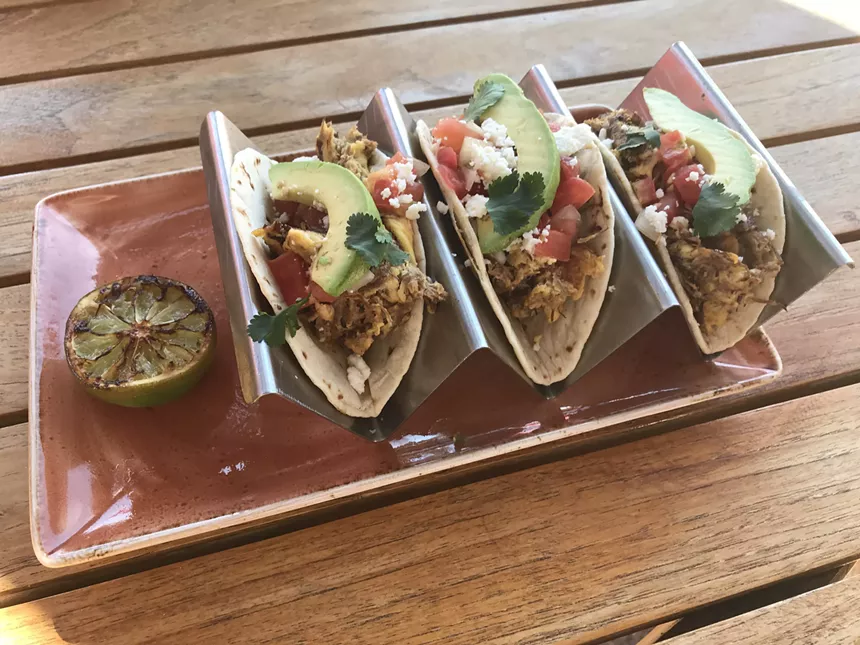 The short rib tacos at the Spotted Donkey Cantina. - THE BOULDERS RESORT & SPA SCOTTSDALE