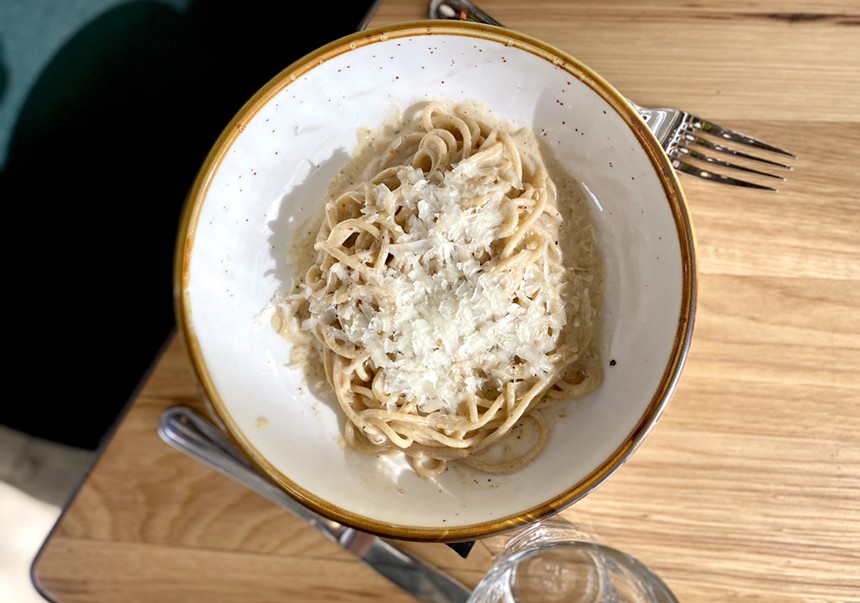 First & Last's cacio e pepe is cheese-and-pepper perfection. - ALLISON YOUNG