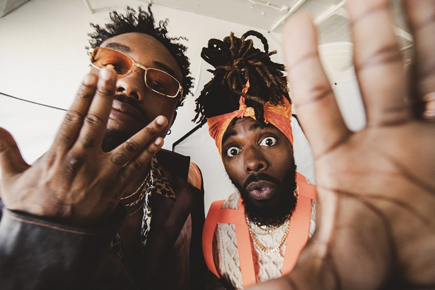 Doctur Dot (left) and Johnny Venus (right) of EarthGang. - DREAMVILLE RECORDS
