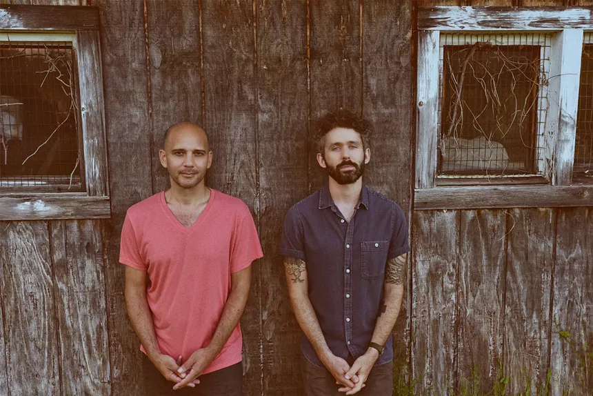 Michael Lerner (left) and Peter Silberman (right) of The Antlers. - SHERVIN LAÍNEZ