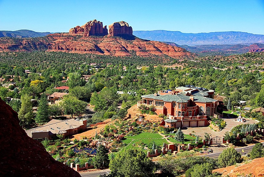 Zillow estimates the Comescu house in Sedona to be worth up to $5.8 million.  - AL HIKES AZ VIA FLICKR