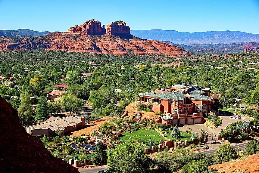 Zillow estimates the Comescu house in Sedona to be worth up to $5.8 million.  - AL HIKES AZ VIA FLICKR