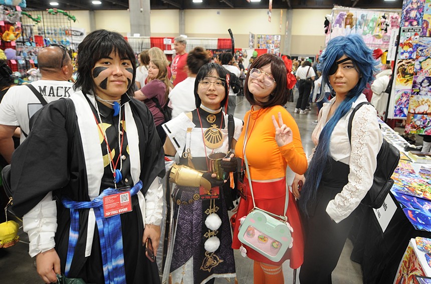 Cosplaying friends in the exhibitor hall at Phoenix Fan Fusion. - BENJAMIN LEATHERMAN
