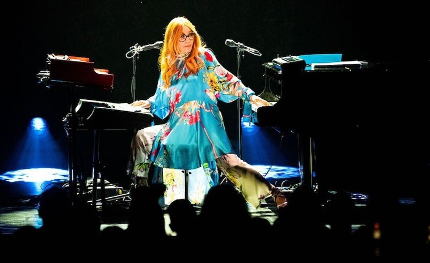 Tori Amos during a concert from earlier this year. - PATRICK ALCALA