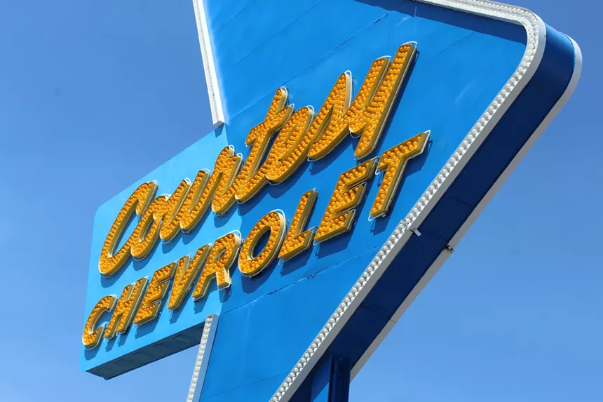 Courtesy Automotive Group, based at the East Camelback Auto Row at Camelback Road and 12th Street, is taking proactive action to stop catalytic converter thefts in the Valley. - ELIAS WEISS