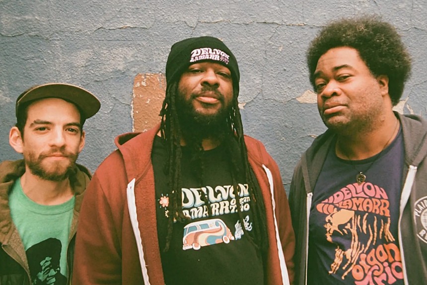 Delvon Lamarr (center), Dan Weiss (left), and Jimmy James (right). - FRANK WILLEY