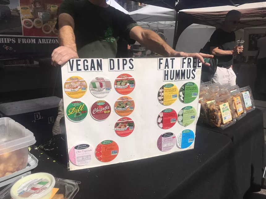 Options at Dr. Hummus.