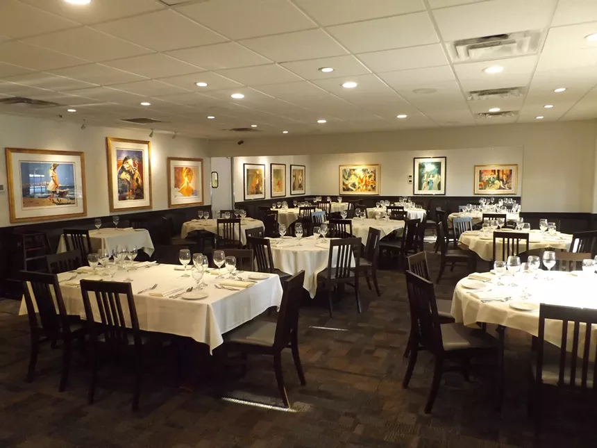 Tomaso's dining room.