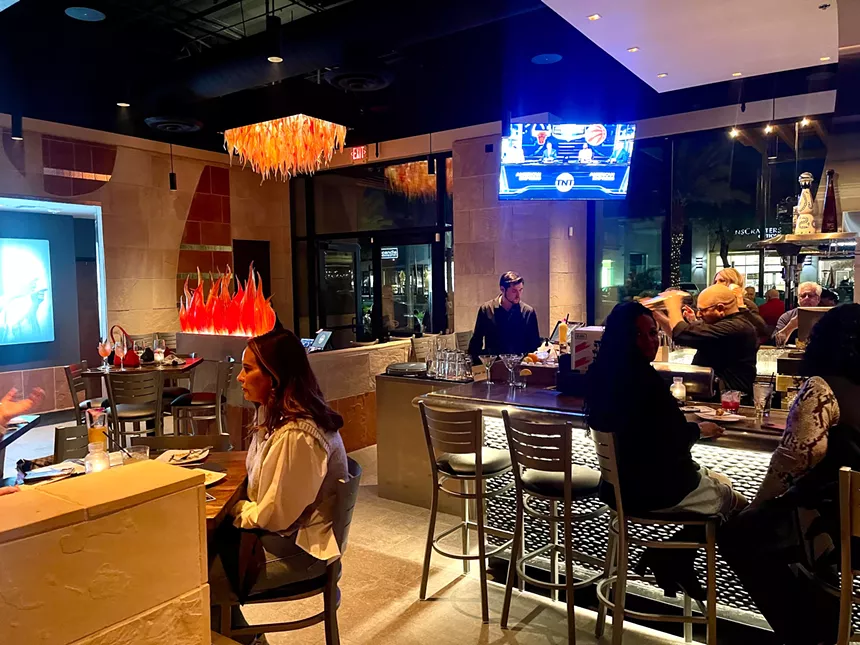 Bar area at Kasai.