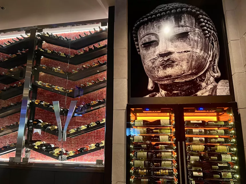 Wine fridges at Kasai.