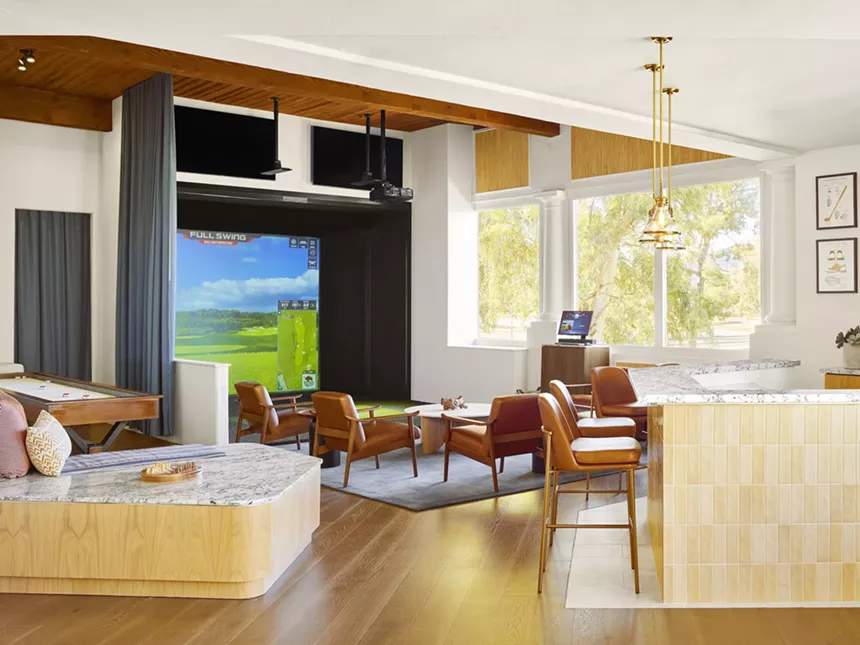 A lounge at The Scottsdale Resort.