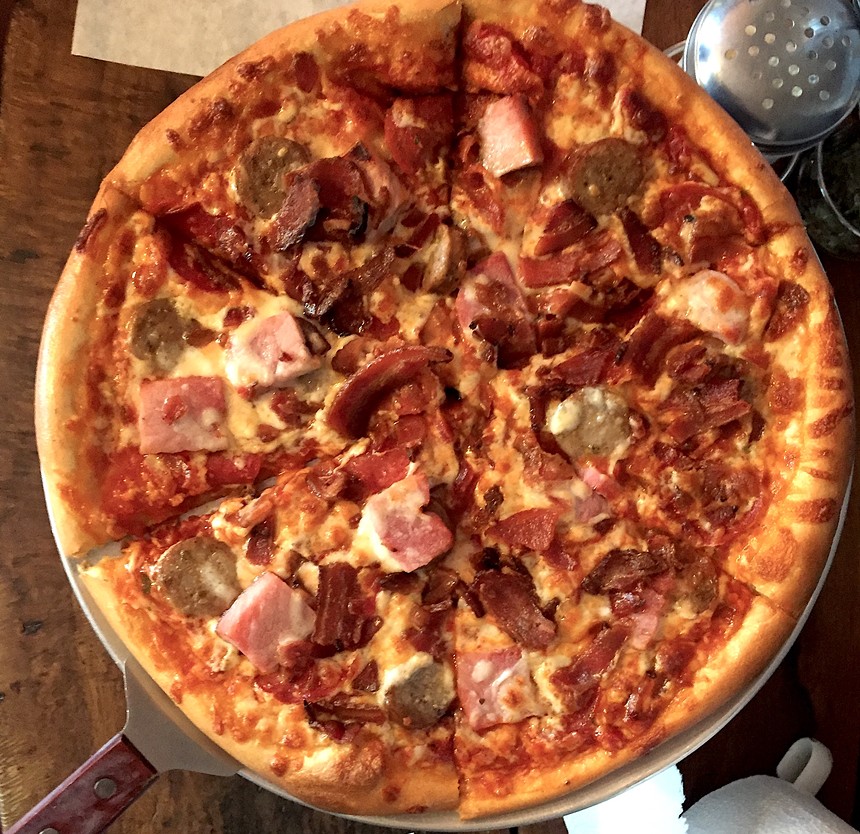 A pie from Grand Avenue Pizza Co.