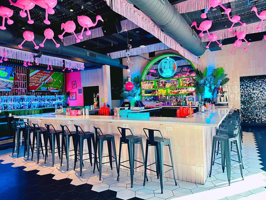 Bar at 50 Shades of Rose.