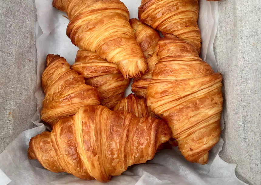 Croissants from La Belle Vie.