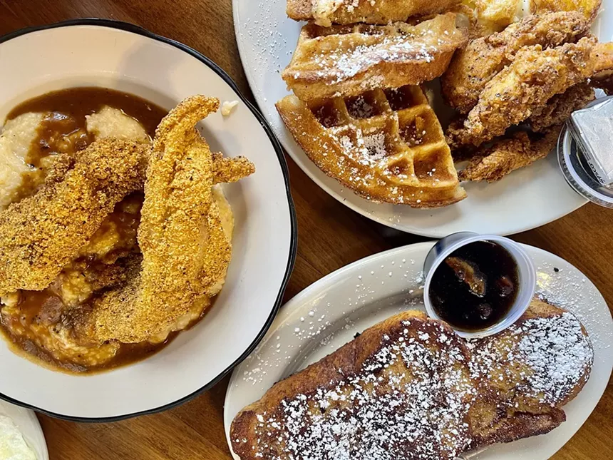 Brunch plates.