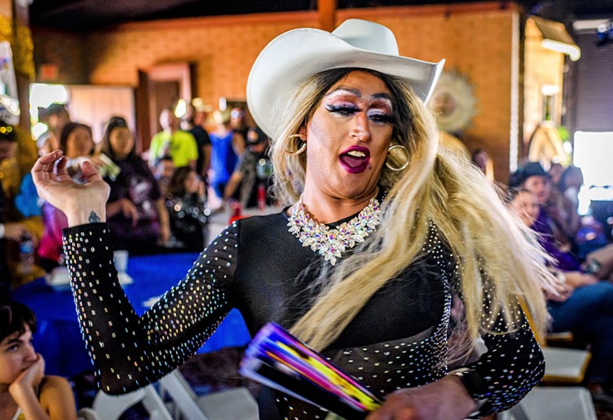 Drag queen at Arizona Gay Rodeo
