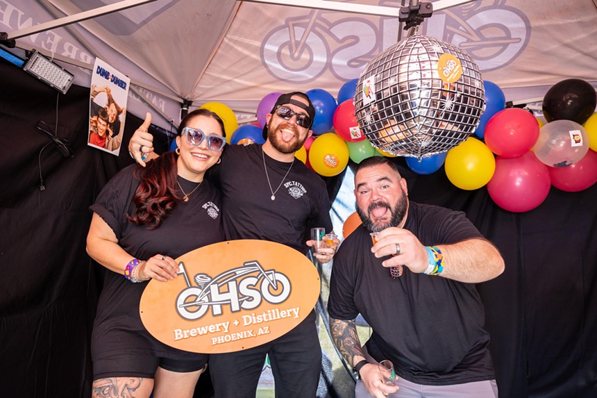 Disco party at the O.H.S.O. tent.