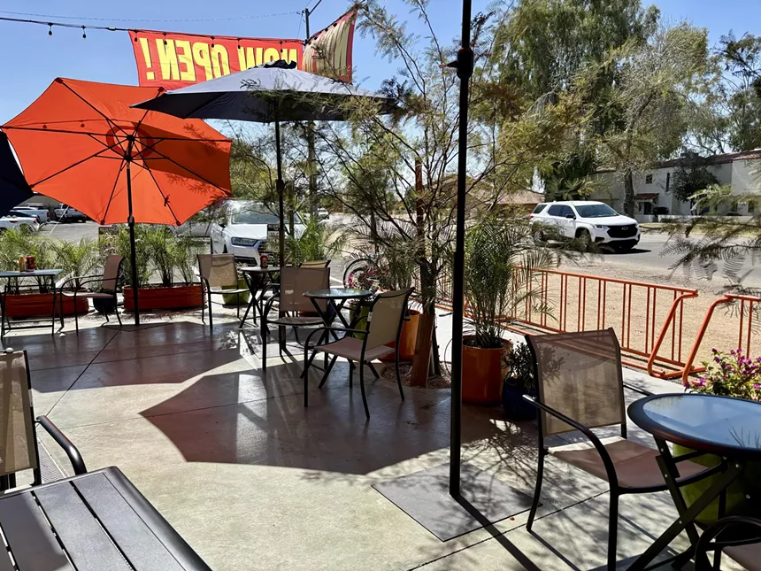 Little O's patio.