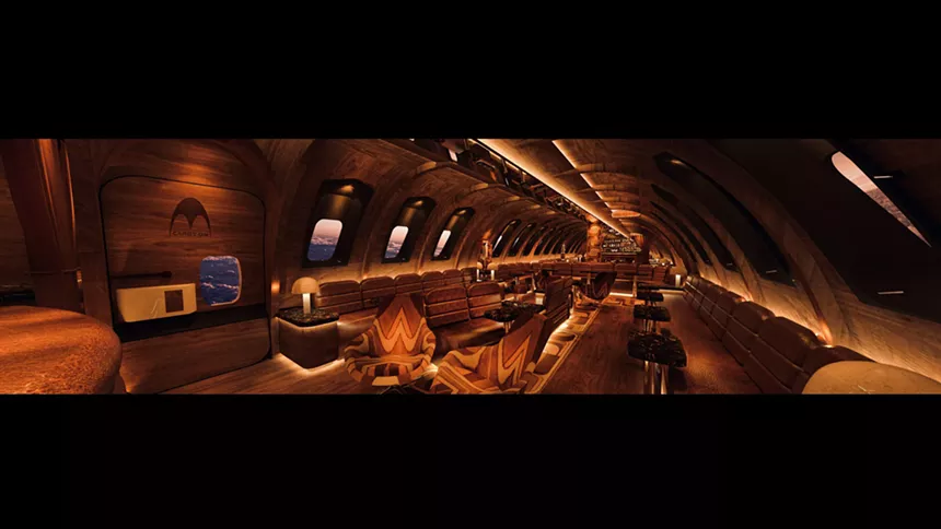 A rendering of the immersive cocktail experience of Carry On.