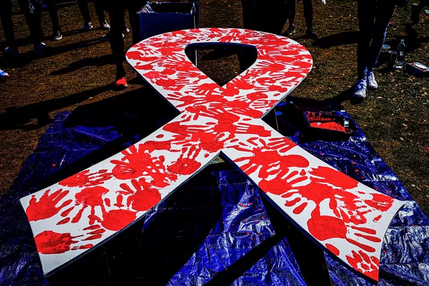 HIV awareness ribbon