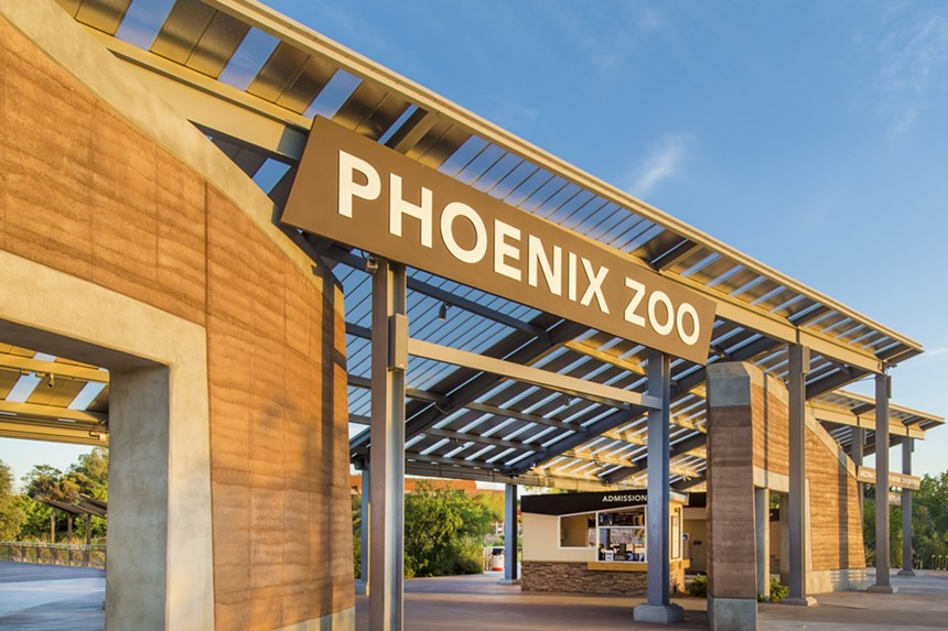 The exterior of the Phoenix Zoo