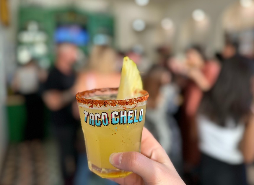 A cocktail from Taco Chelo.