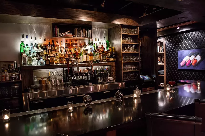 The bar at Second Story.