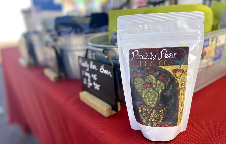 Prickly Pear Tea bag.