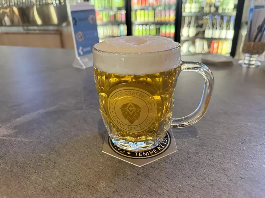 A pint from Catalyst Crafted Ales.
