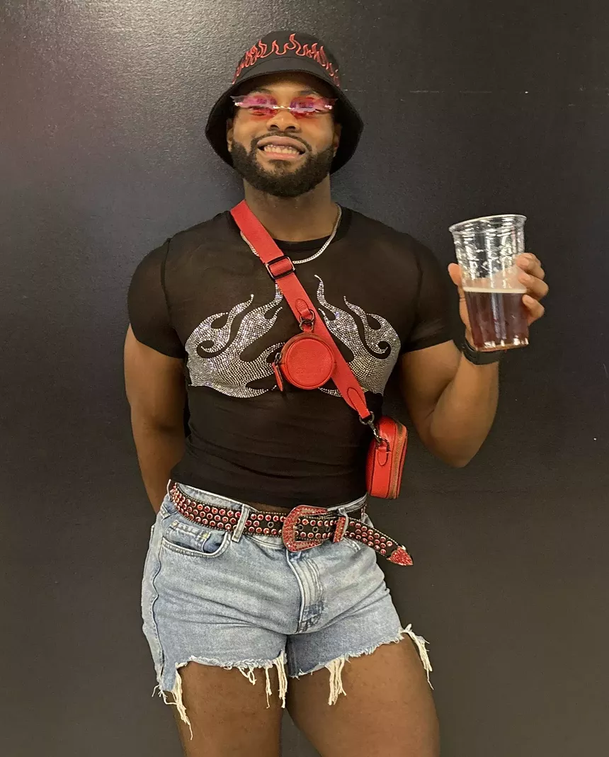 A man at a concert.