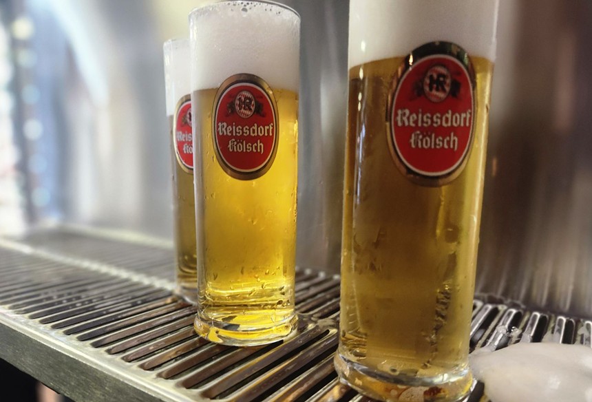 Glasses of German beer.