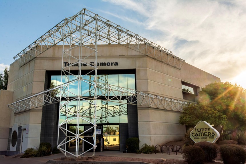 The exterior of a building during the day.